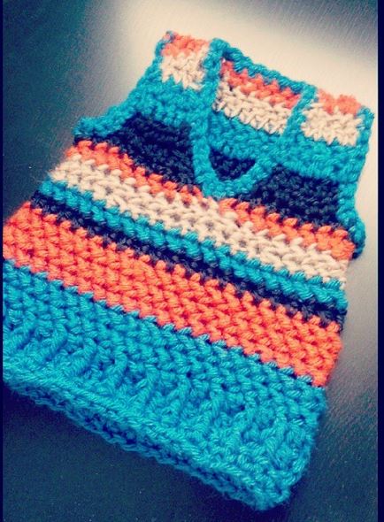 crochet baby vest free pattern